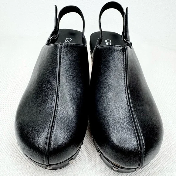 NEW Corkys women's size 8 Make Em Blush black platform comfort clog sandals - Picture 2 of 7